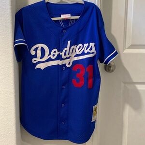 LA Dodgers 31 jersey Mike Piazza Cooperstown Authentic Collection Men’s Large.